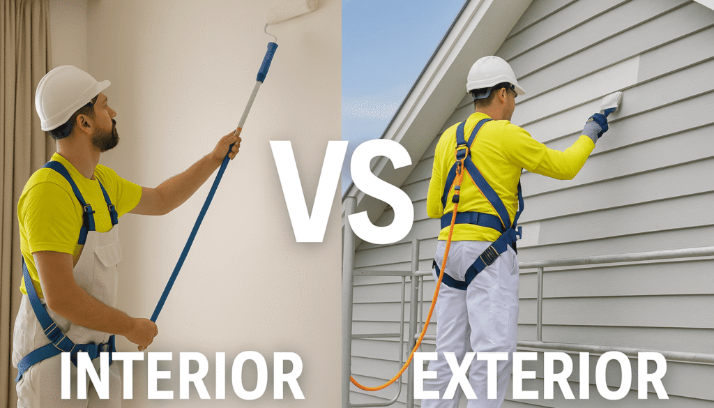 Interior vs Exterior Painting – What You Need to Know in Wellington